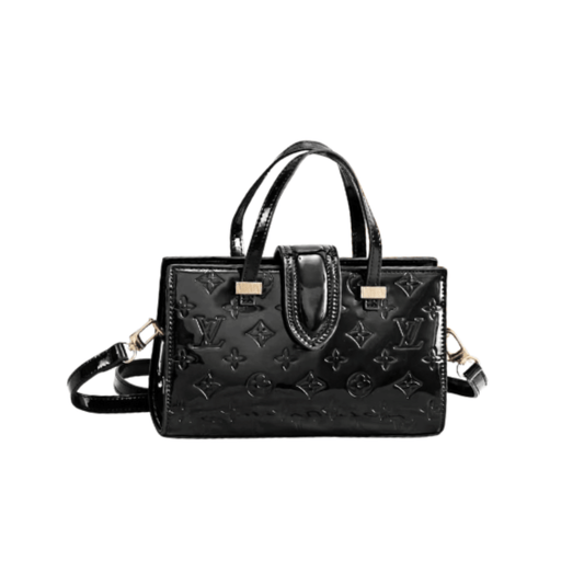 Sharp Vernis Balck Monogram Bag