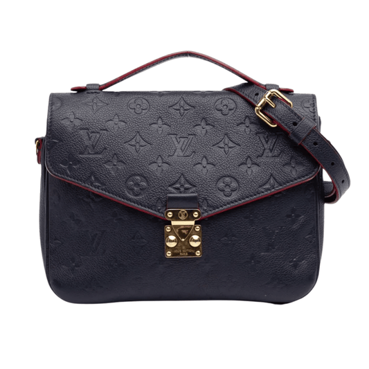 Elevated Pochette Metis Black Monogram Empreinte Leather Bag - view 2