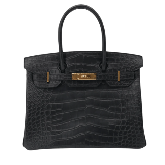 Modern Structured Carryall Croc Bag