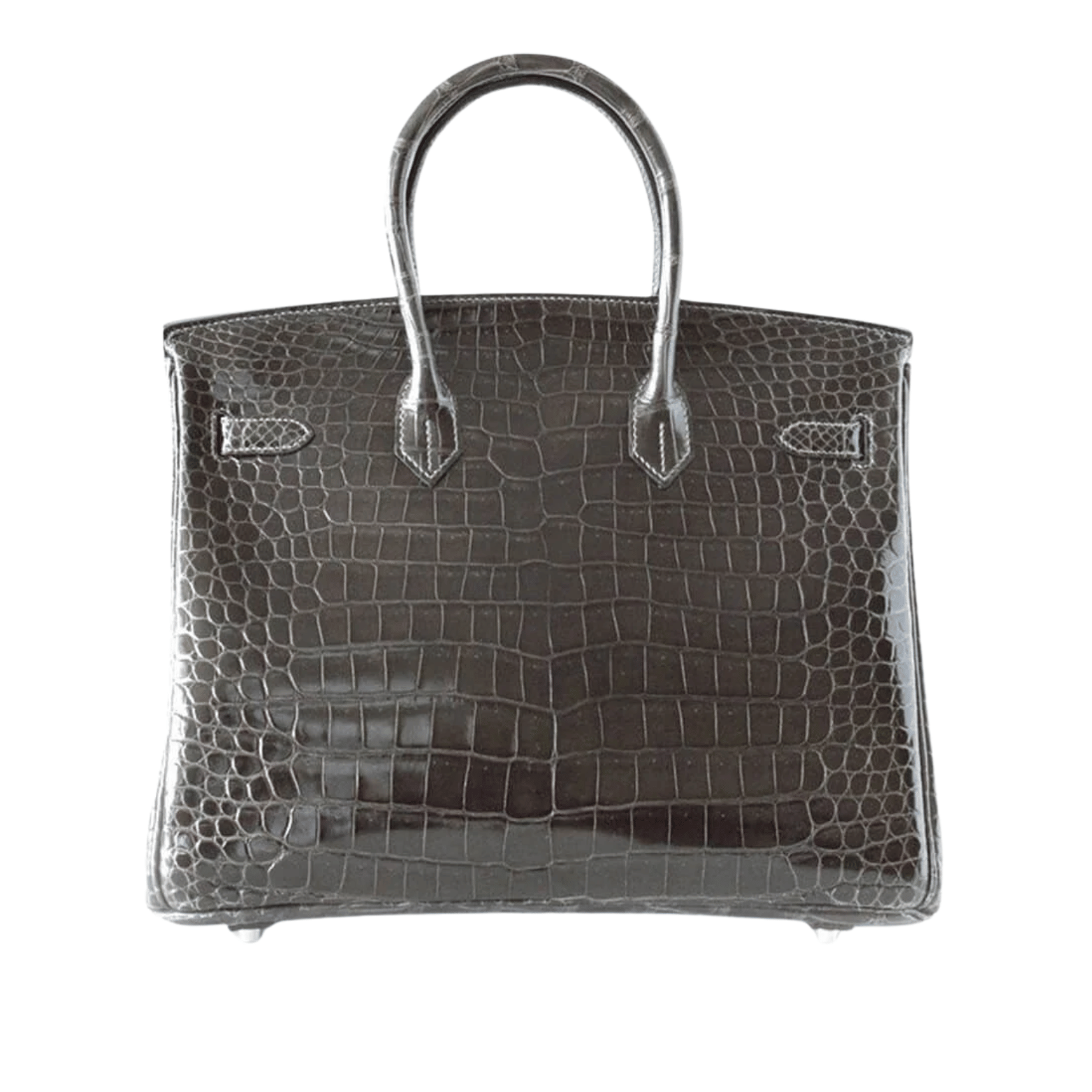 Refined Structured Carryall Croc Bag - view 2