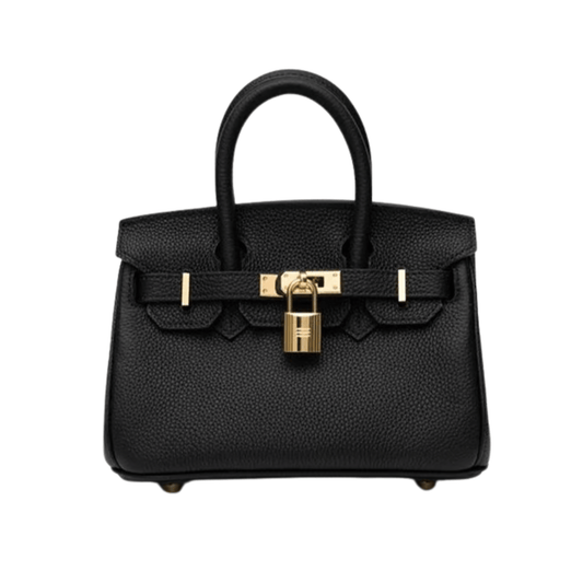 Clean-Finish Gabrielle Black Leather Bag