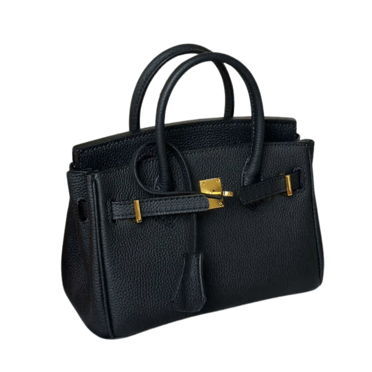 Clean-Finish Gabrielle Black Leather Bag - view 2