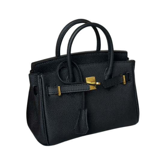 Clean-Finish Gabrielle Black Leather Bag - view 2