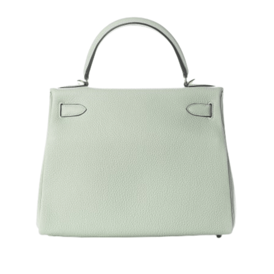 Detailed Structured Top-Handle Mini White Bag - view 2