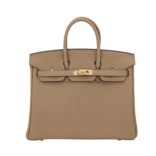 Premium-Look Structured Carryall 25 Beige Bag