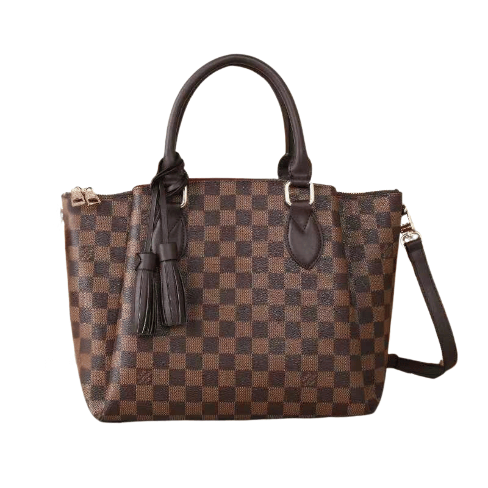 Clean-Finish Hand BB Monogram Canvas Bag