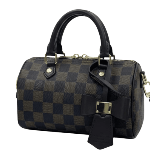 Dressy Speedy Bandoulière Damier Ebene Canvas Bag - view 2