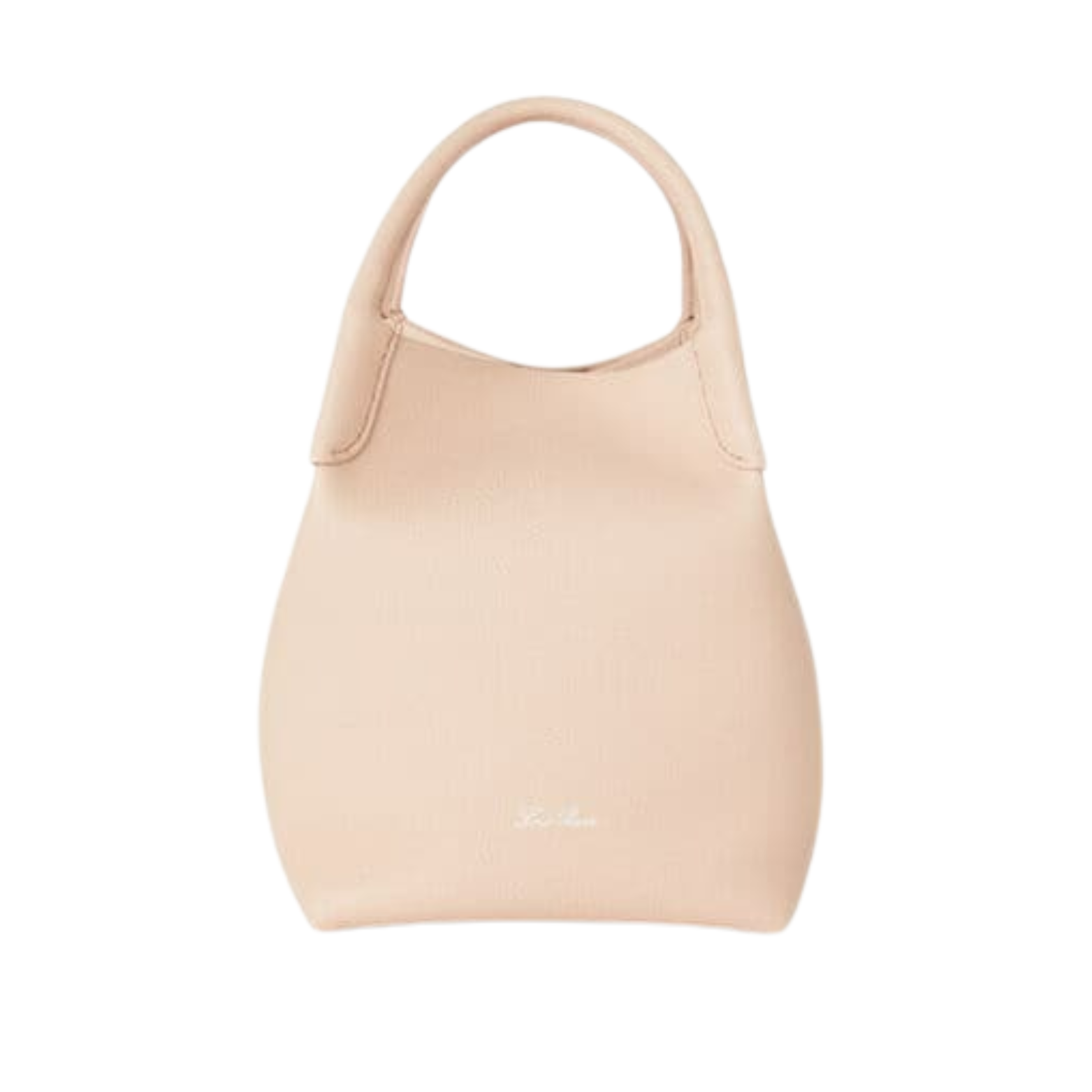 Dressy Small Bale Grained Calfskin Bag