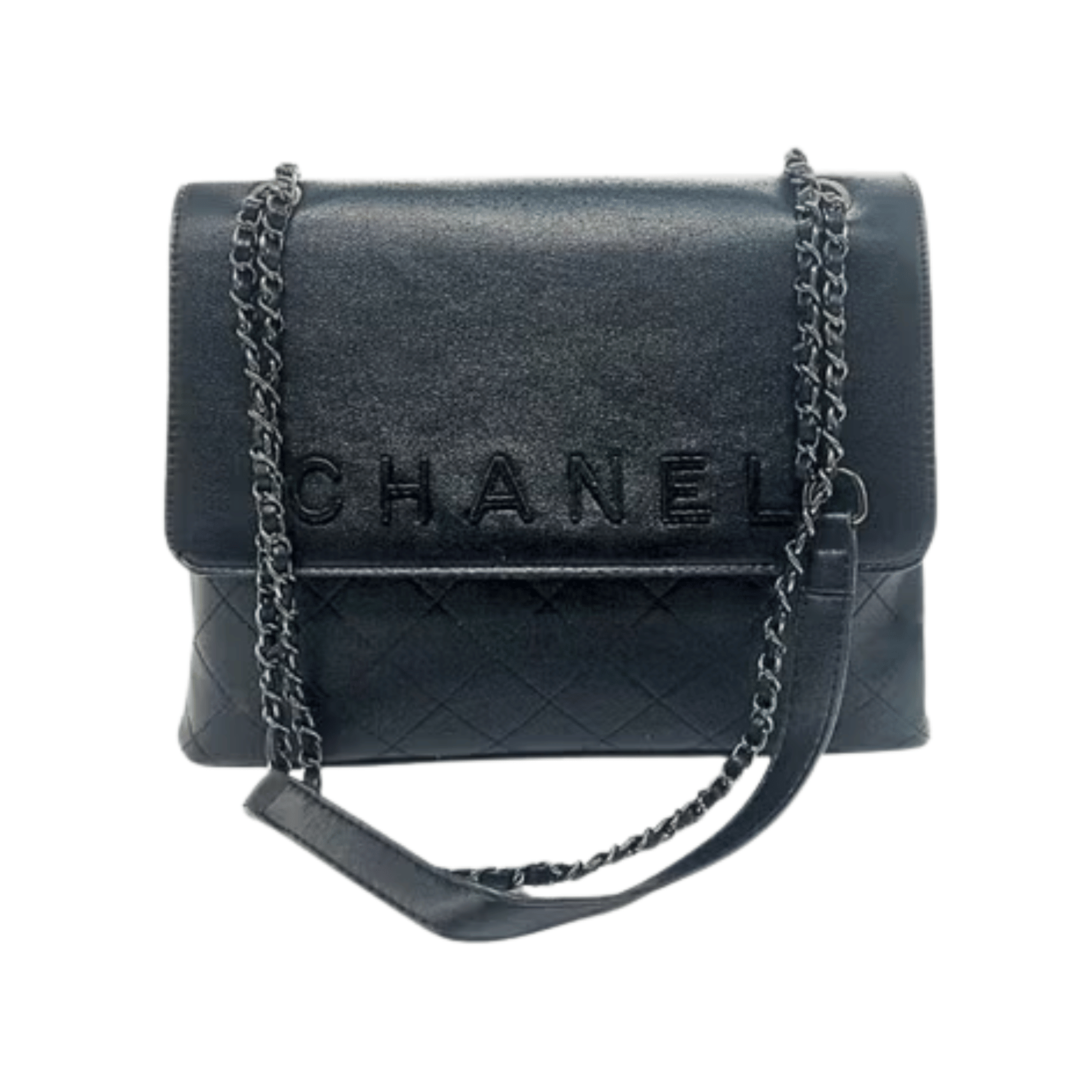 Premium-Look Fl with a Chain Holder Bag