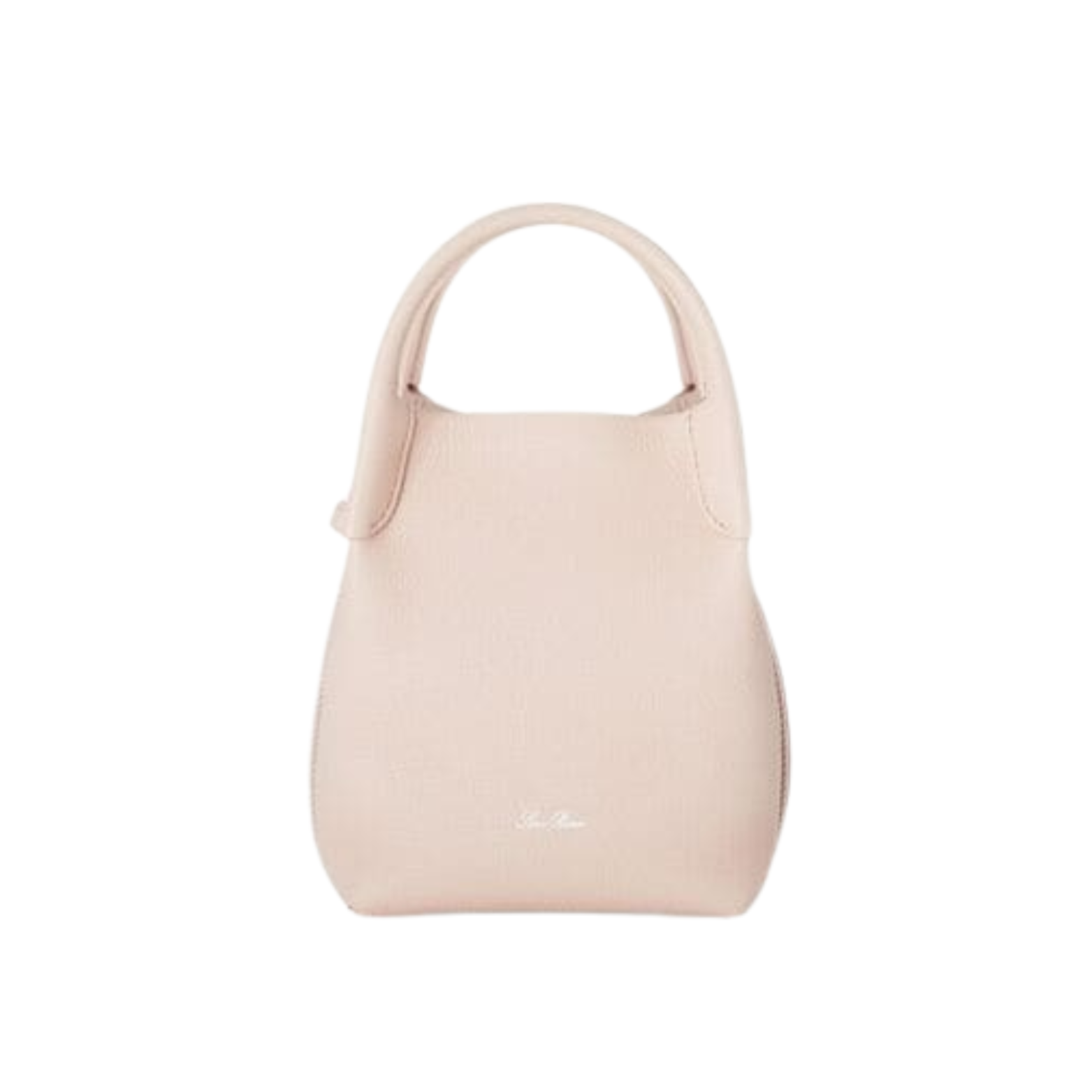 Minimal-Luxe Micro Bale Grained Calfskin Bag