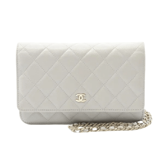 Modern Grey Caviar Leather Bag