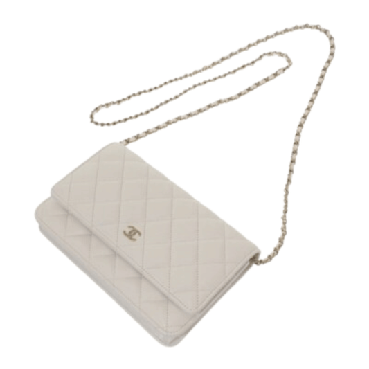 Modern Grey Caviar Leather Bag - view 2