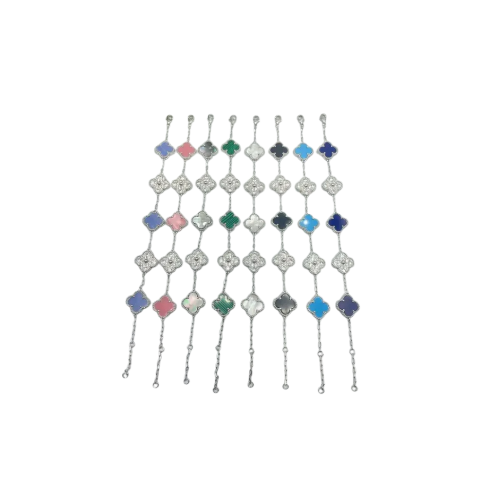 Timeless Clover Motif Bracelet Collection Si Er