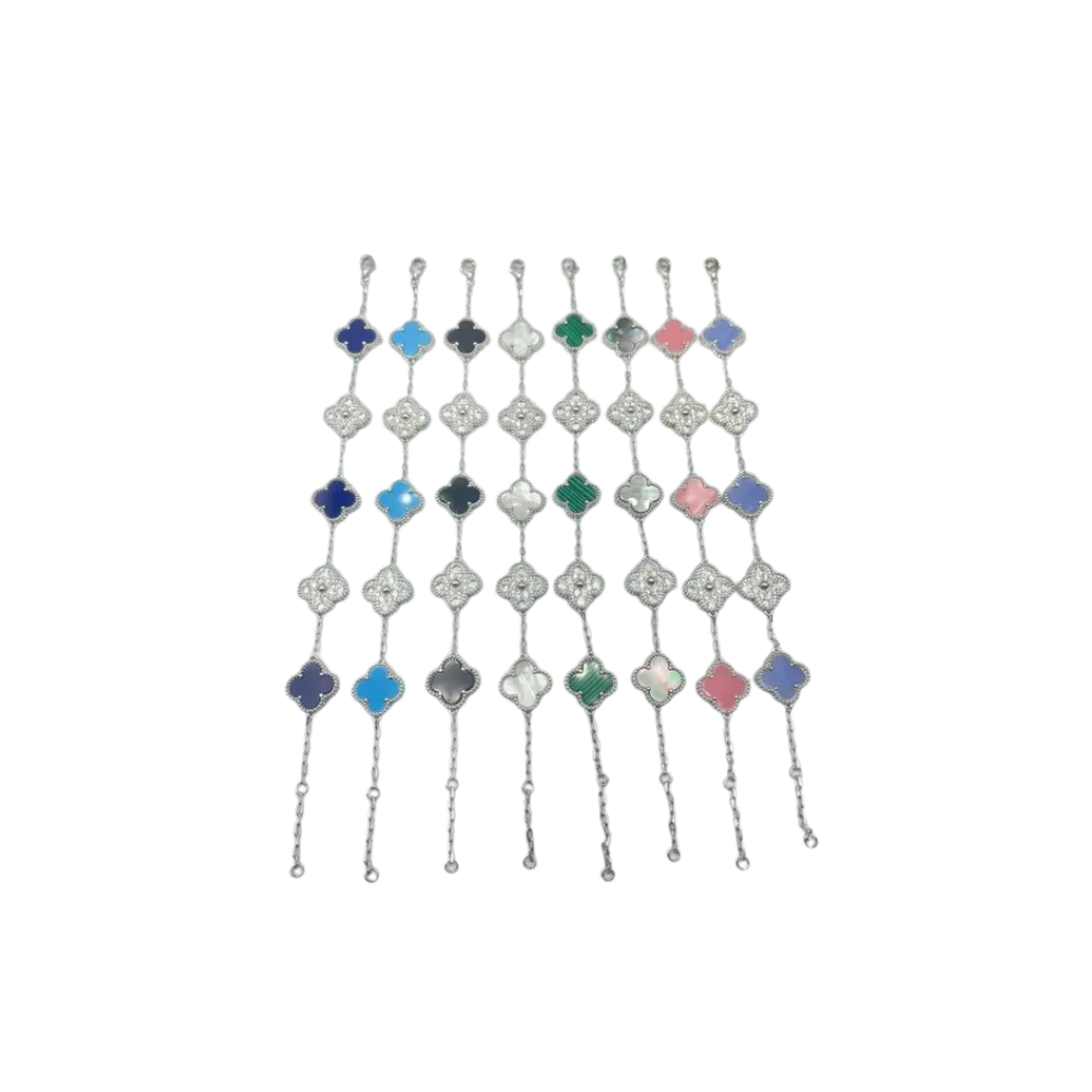 Timeless Clover Motif Bracelet Collection Si Er - view 3