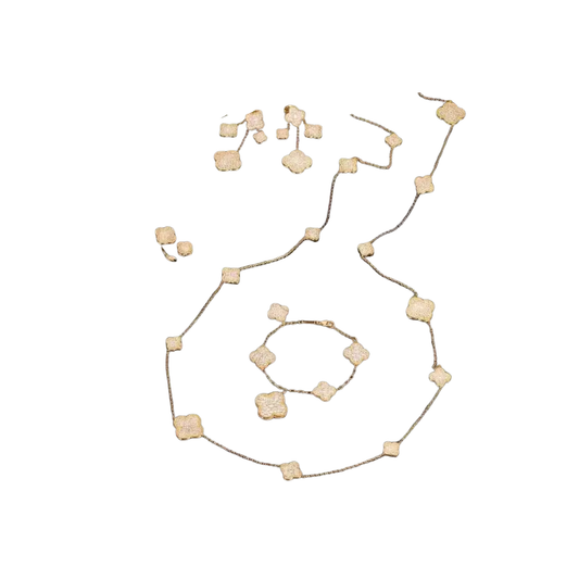 Elevated Set Gold Full Crystals