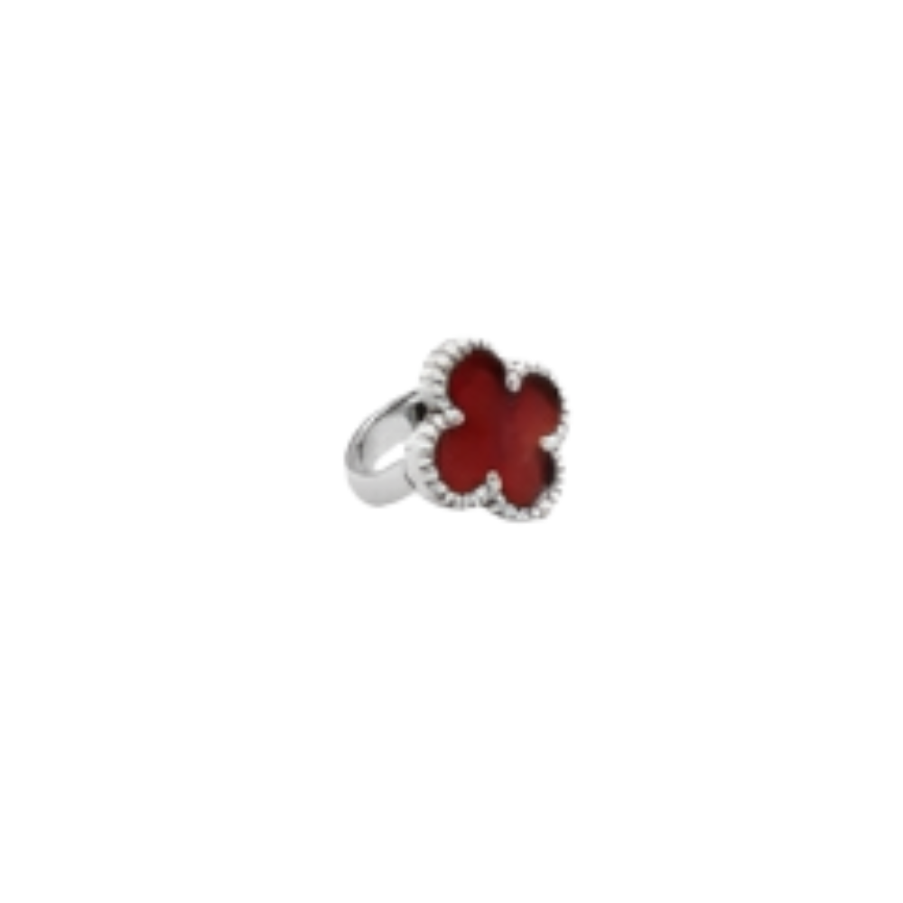 Detailed Clover Motif Red Clover Set - view 3