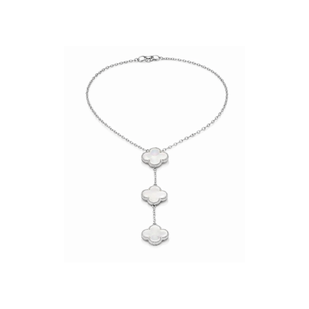 Modern Clover Motif White Clover Set - view 2