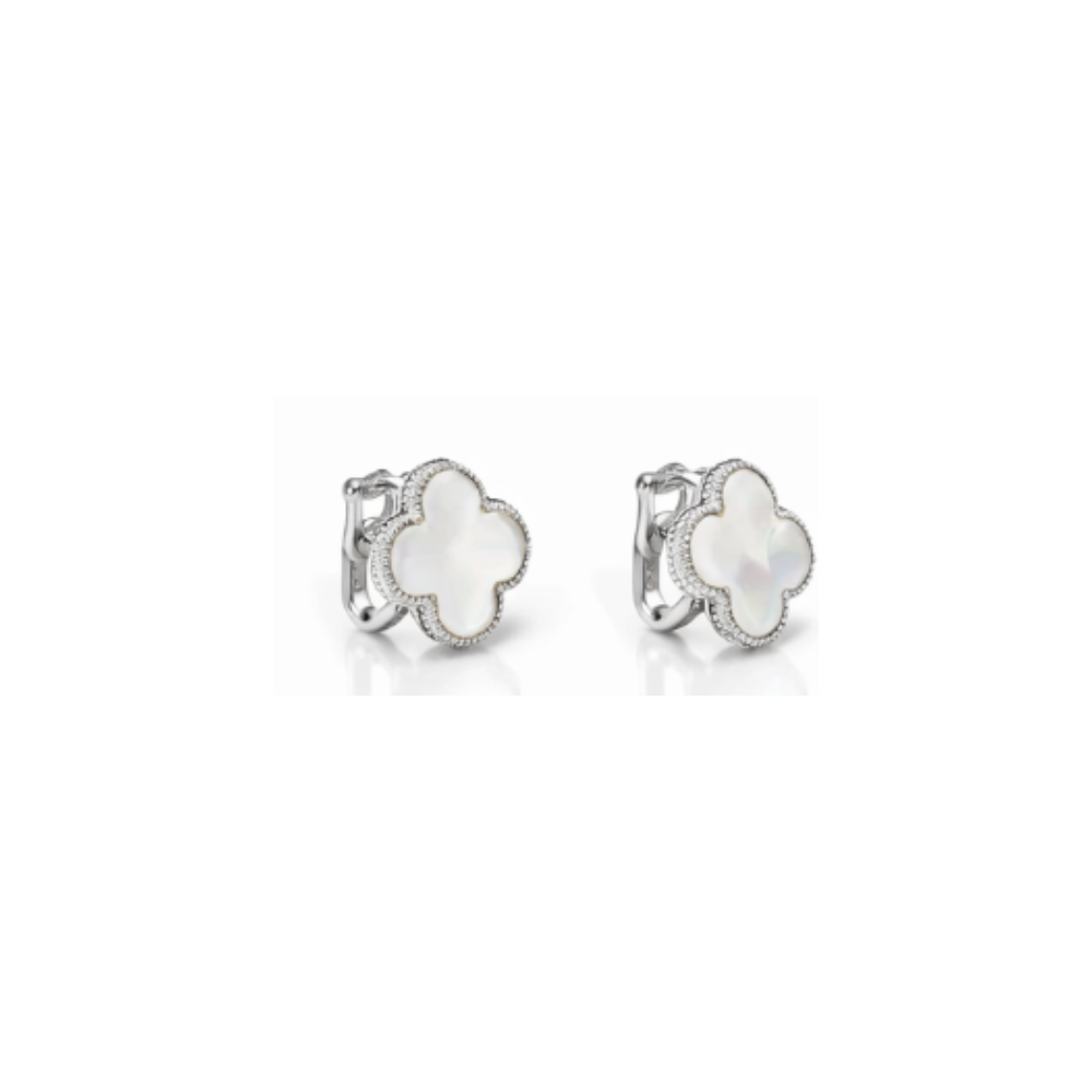 Modern Clover Motif White Clover Set - view 6
