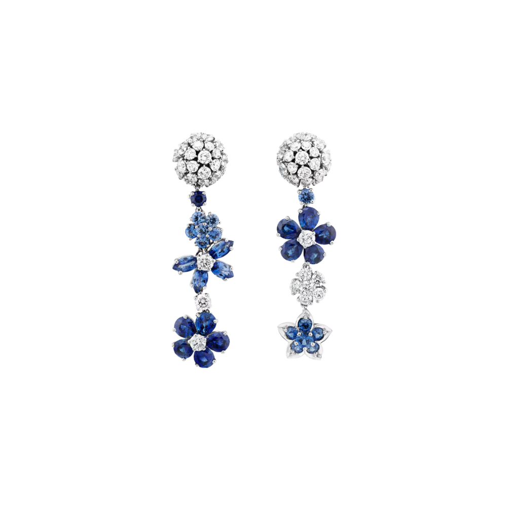 Polished Si Er Blue S Phires Diamonds - view 2