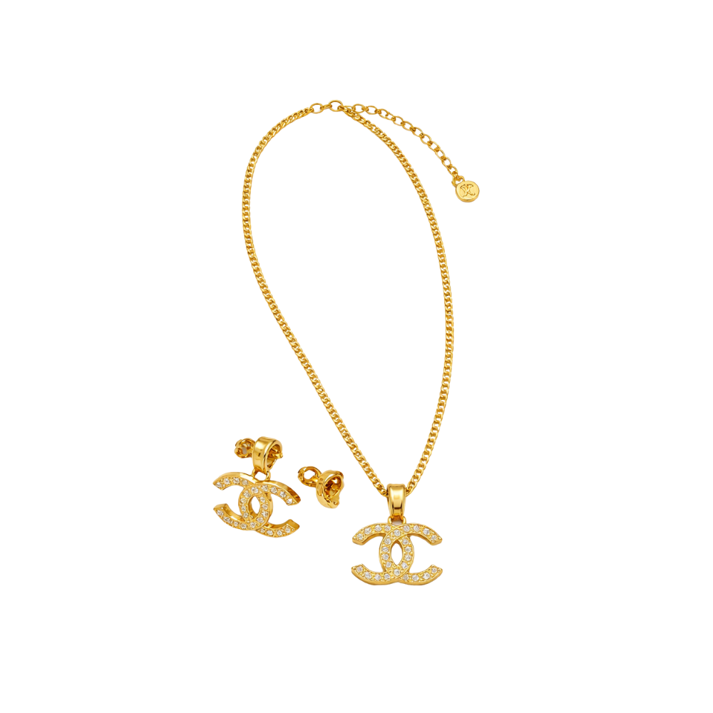 Sophisticated Vintage Clover Motif Diamond Set Yellow Gold - view 2