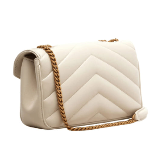 Polished Loulou Mini Chain in Quilted Lambskin Leather Bag - view 2