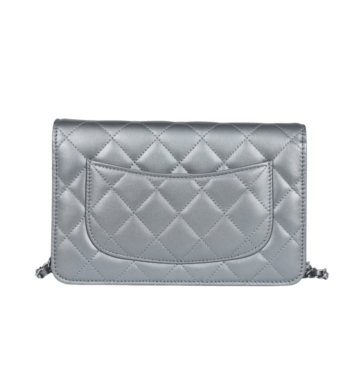 Elevated Classic On Chain Si Er Metallic Bag - view 3