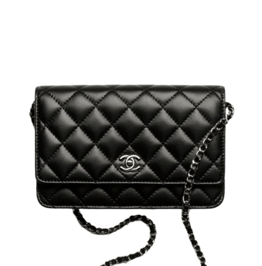 Modern Classic Black Leather Bag - view 2