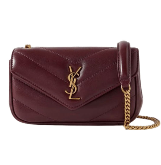Refined Loulou Mini in a Burgundy or Red Hue Bag
