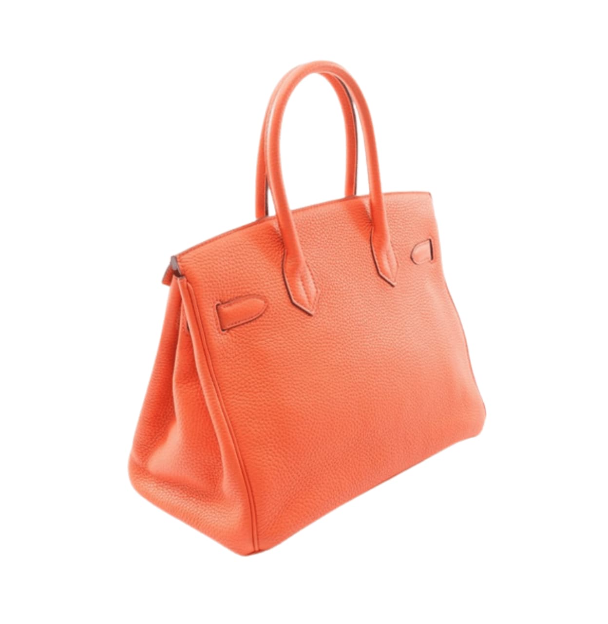 Sharp Poppy Clemence Leather Structured Carryall 30 Orange Bag - view 2