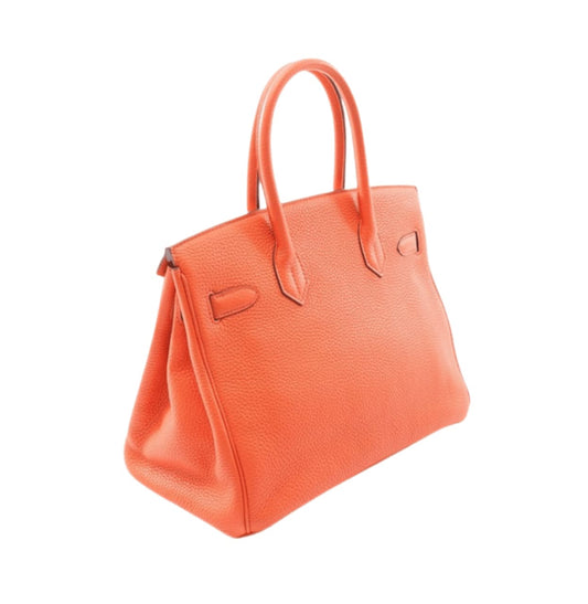 Sharp Poppy Clemence Leather Structured Carryall 30 Orange Bag - view 2