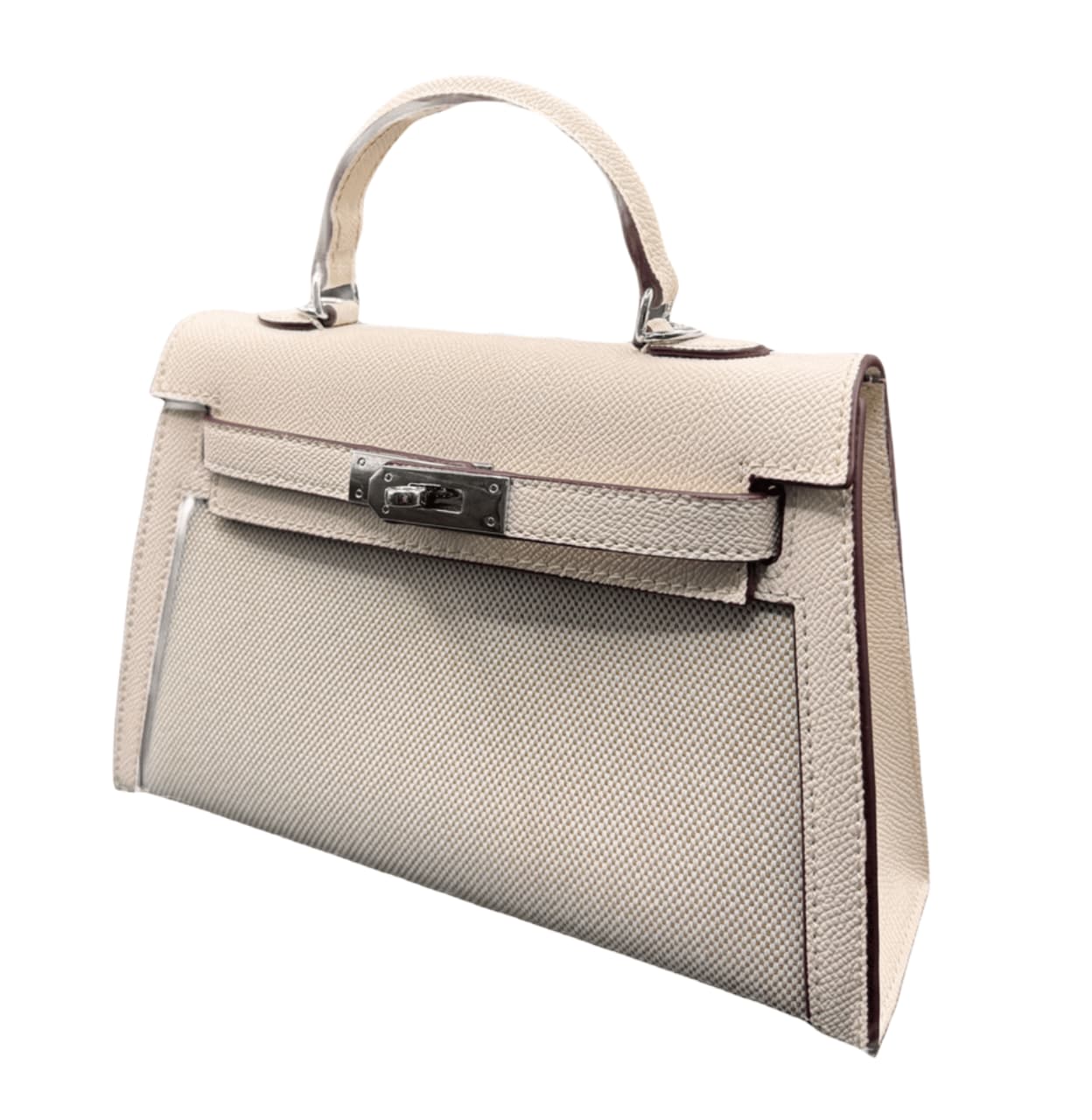 Dressy Mini Structured Top-Handle II Crafted Epsom Leather Bag - view 2