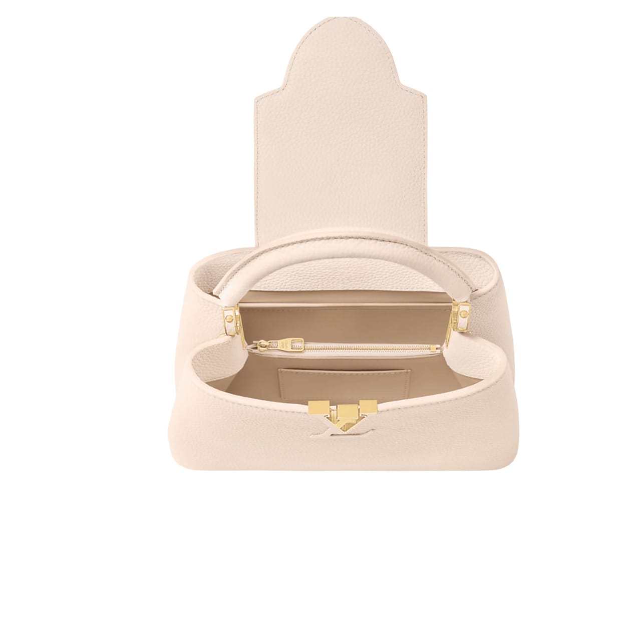 Elegant Ć Ucines Cream Taurillon Leather Bag - view 3