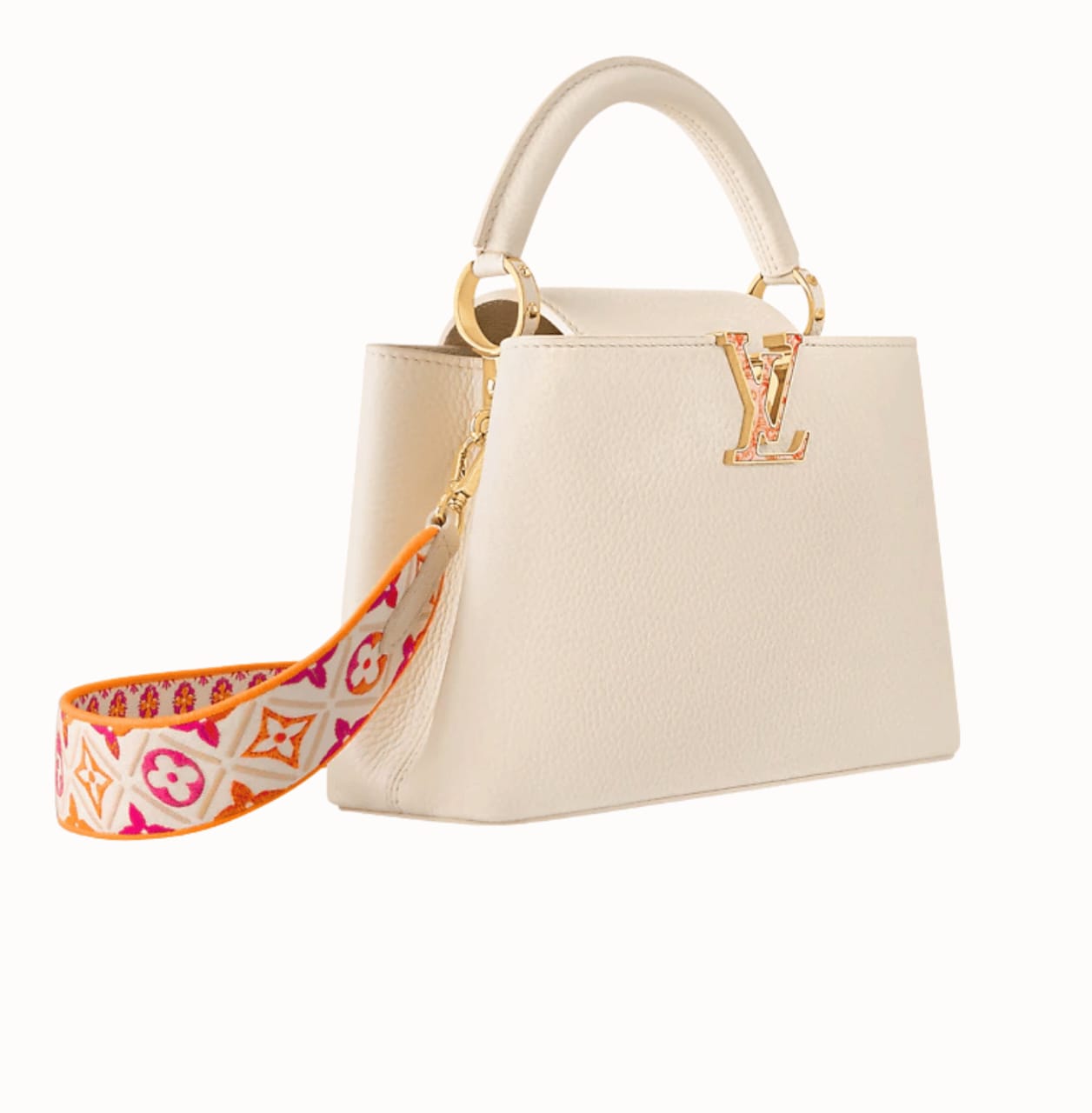 Elegant Ć Ucines Cream Taurillon Leather Bag - view 2