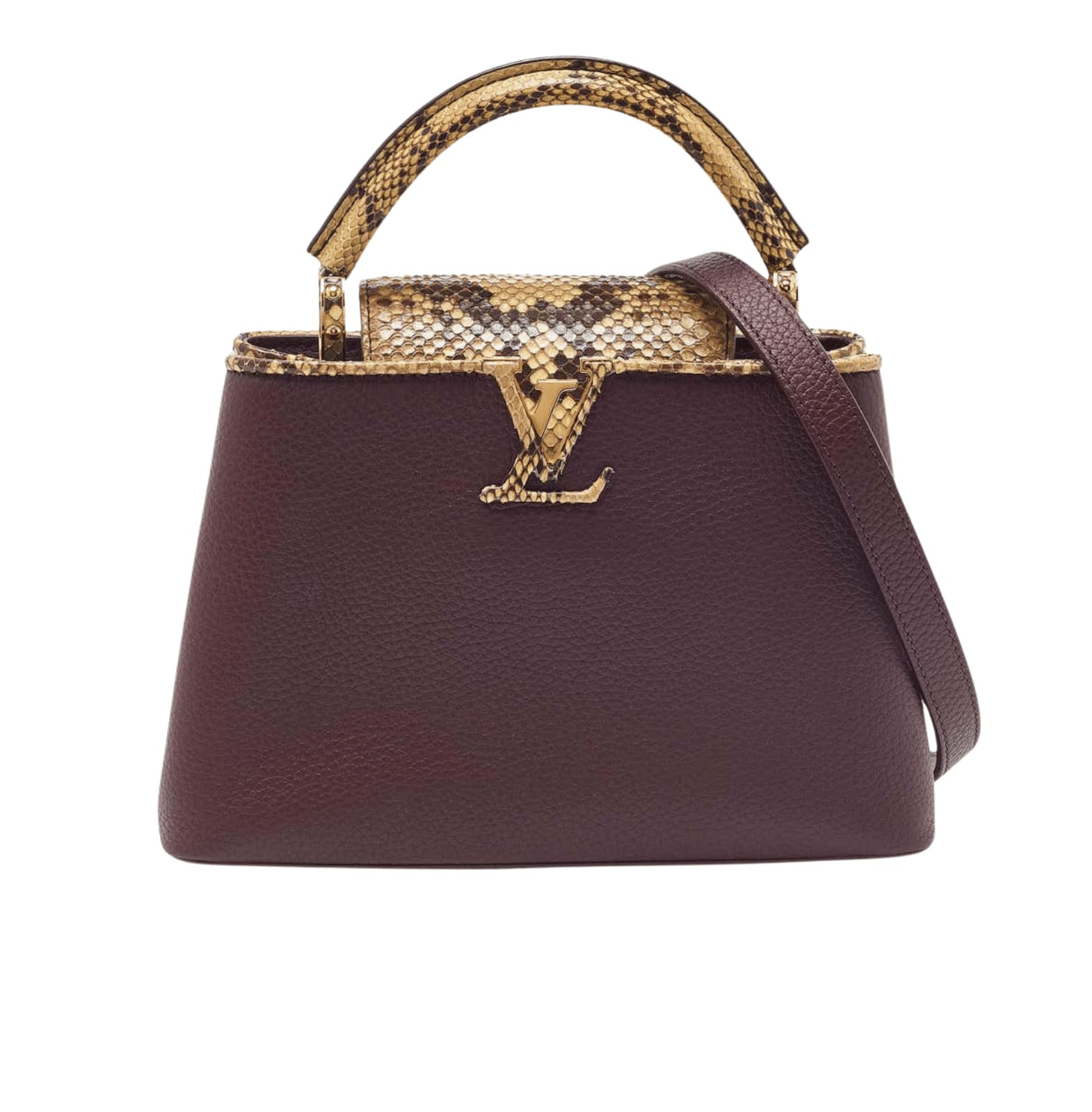 Minimal-Luxe Ć Ucines BB Grained Taurillon Leather Bag