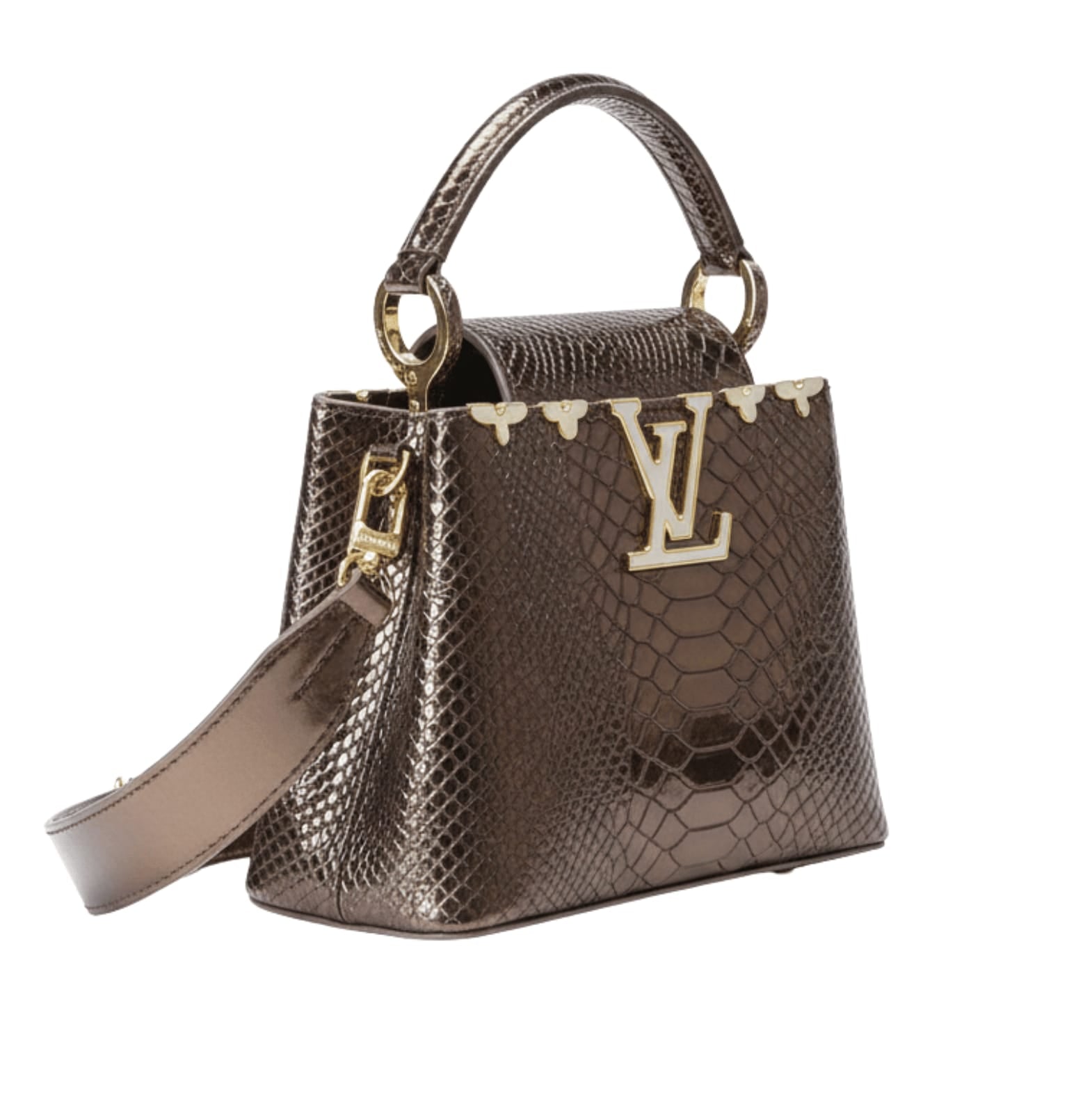 Dressy Ć Ucines Metallic Python Bag - view 2