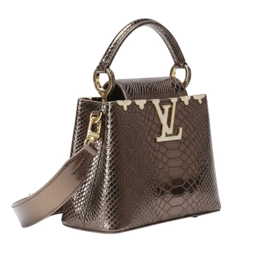 Dressy Ć Ucines Metallic Python Bag - view 2