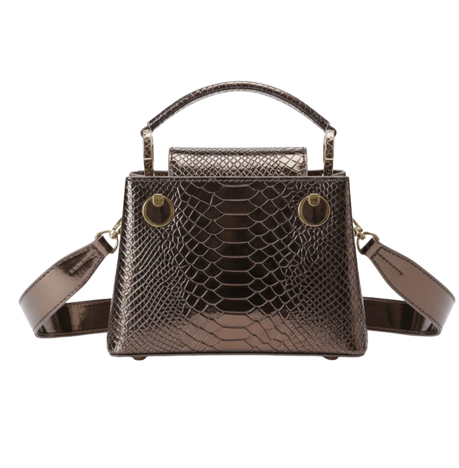 Dressy Ć Ucines Metallic Python Bag - view 3