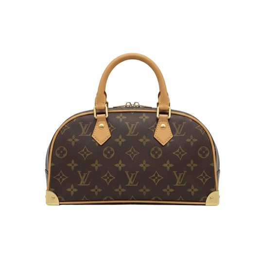 Detailed Monogram Canvas Trouville Bag - view 2