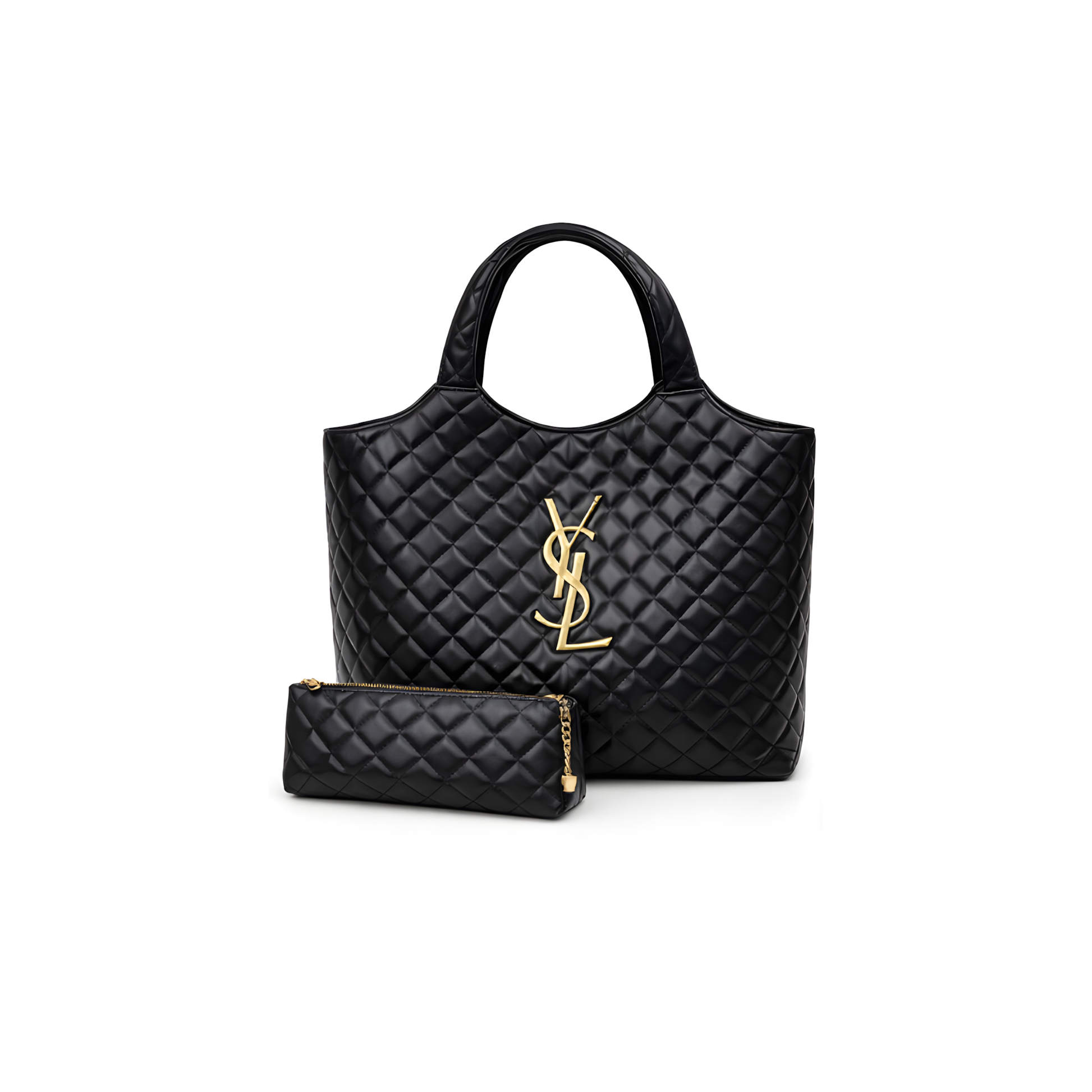 Sharp Icare Maxi Quilted Black Bag
