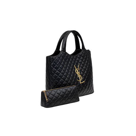 Sharp Icare Maxi Quilted Black Bag - view 2