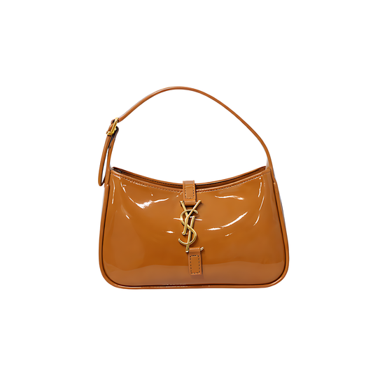 Minimal-Luxe Le 5 À 7 Vintage Brown Bag