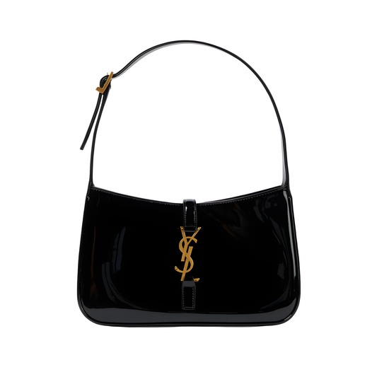 Elegant Le 5à7 Patent Leather Black Bag