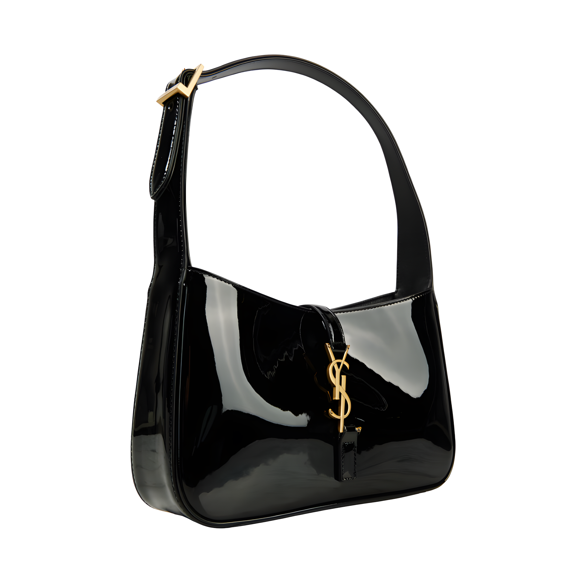 Elegant Le 5à7 Patent Leather Black Bag - view 2