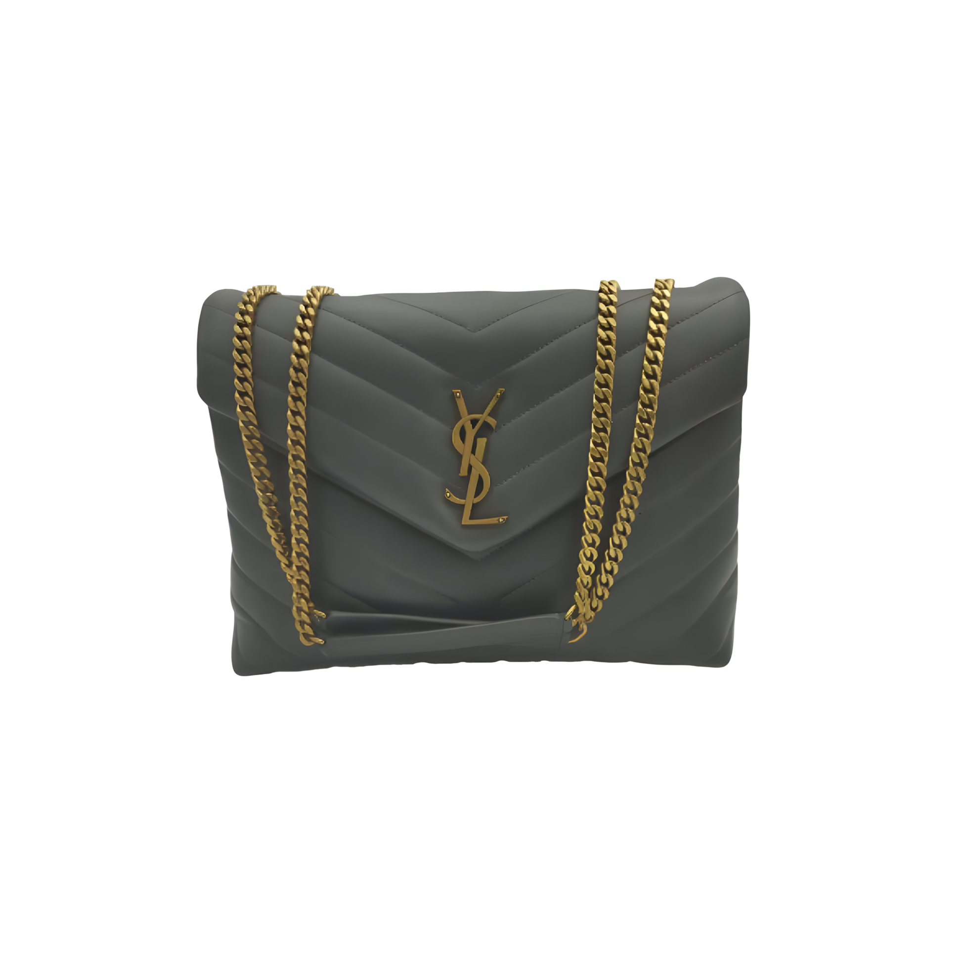 Timeless Loulou Grey Golden Bag