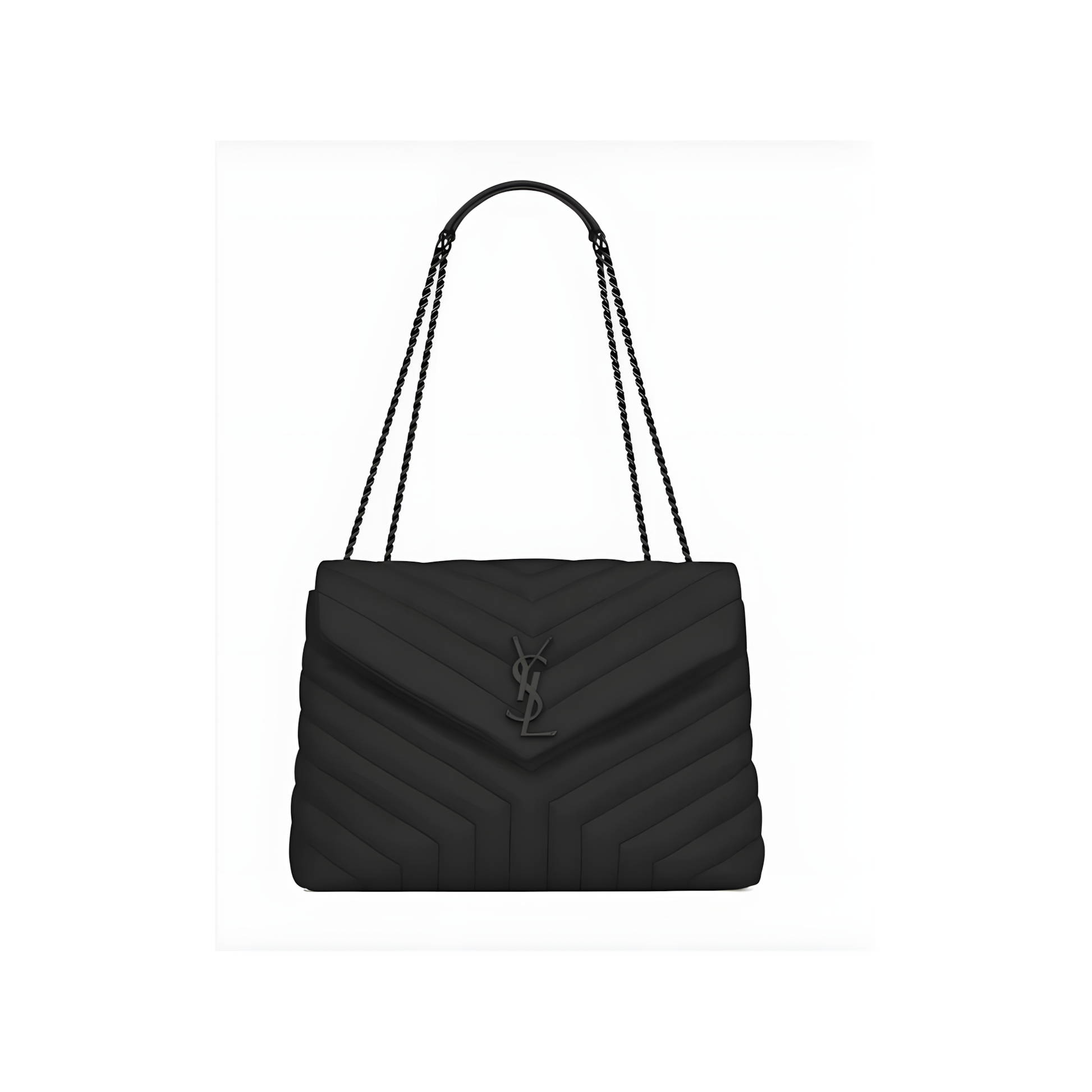Clean-Finish Loulou Grey Black Bag