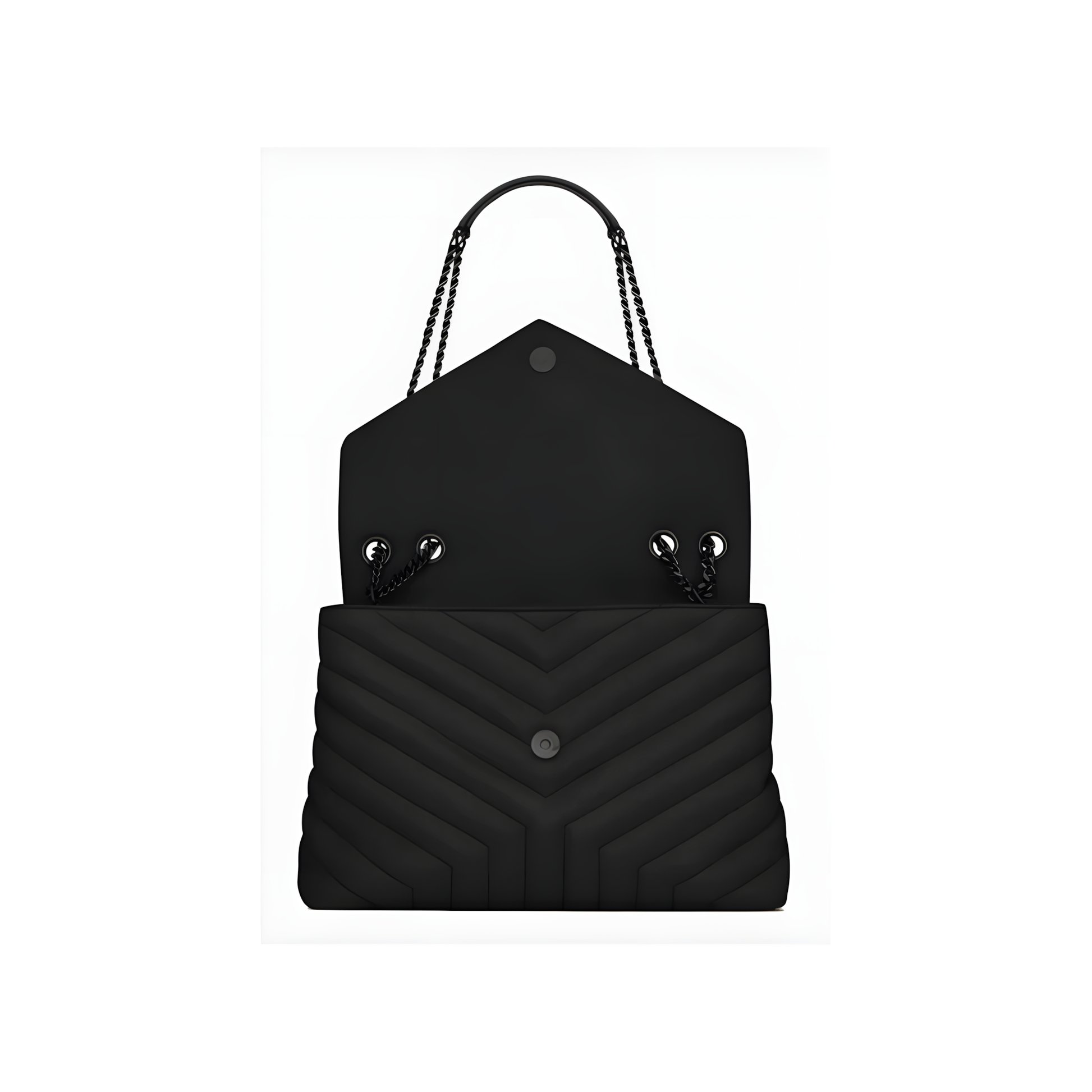 Clean-Finish Loulou Grey Black Bag - view 2