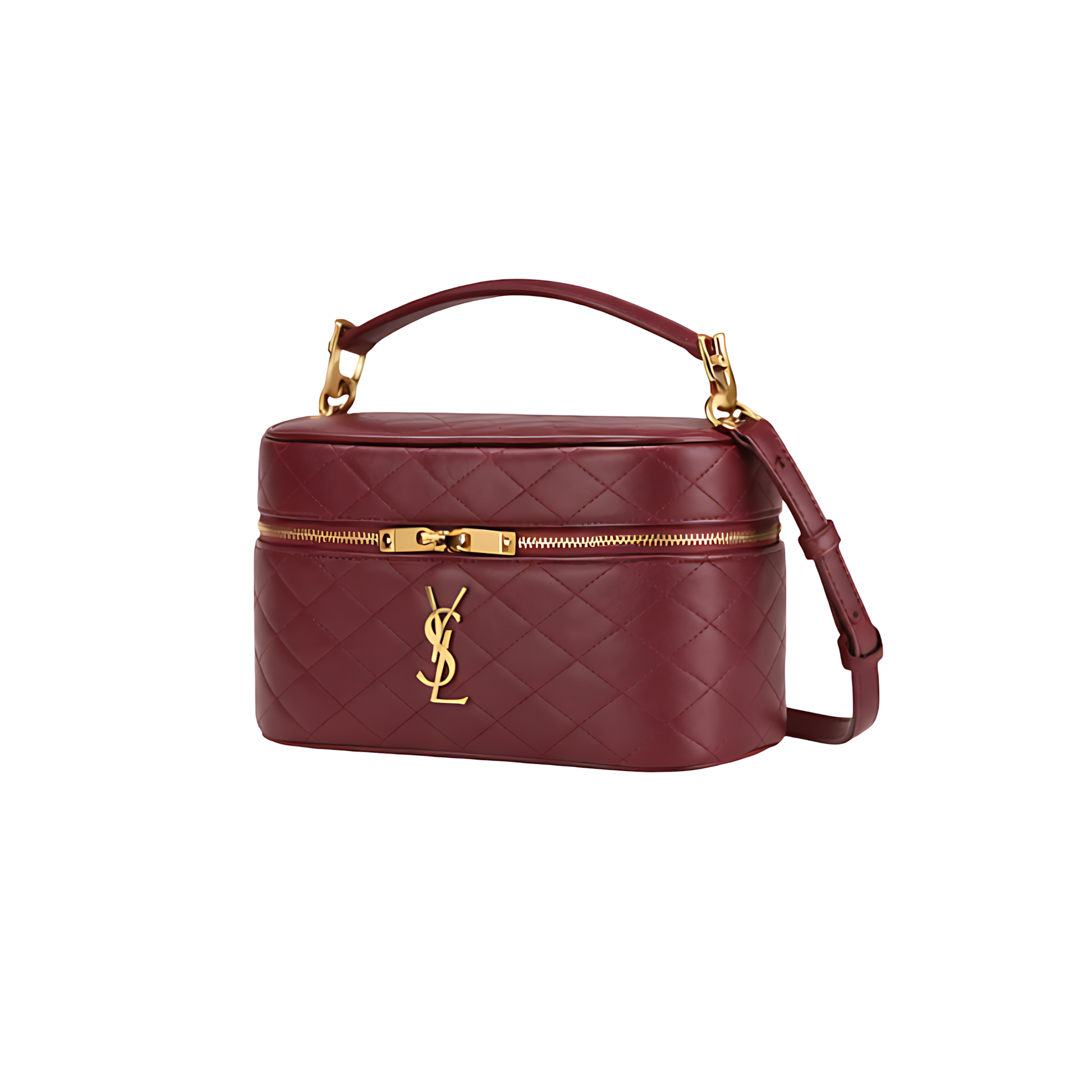 Clean-Finish Loulou Mini Chain Lambskin Leather Bag - view 3