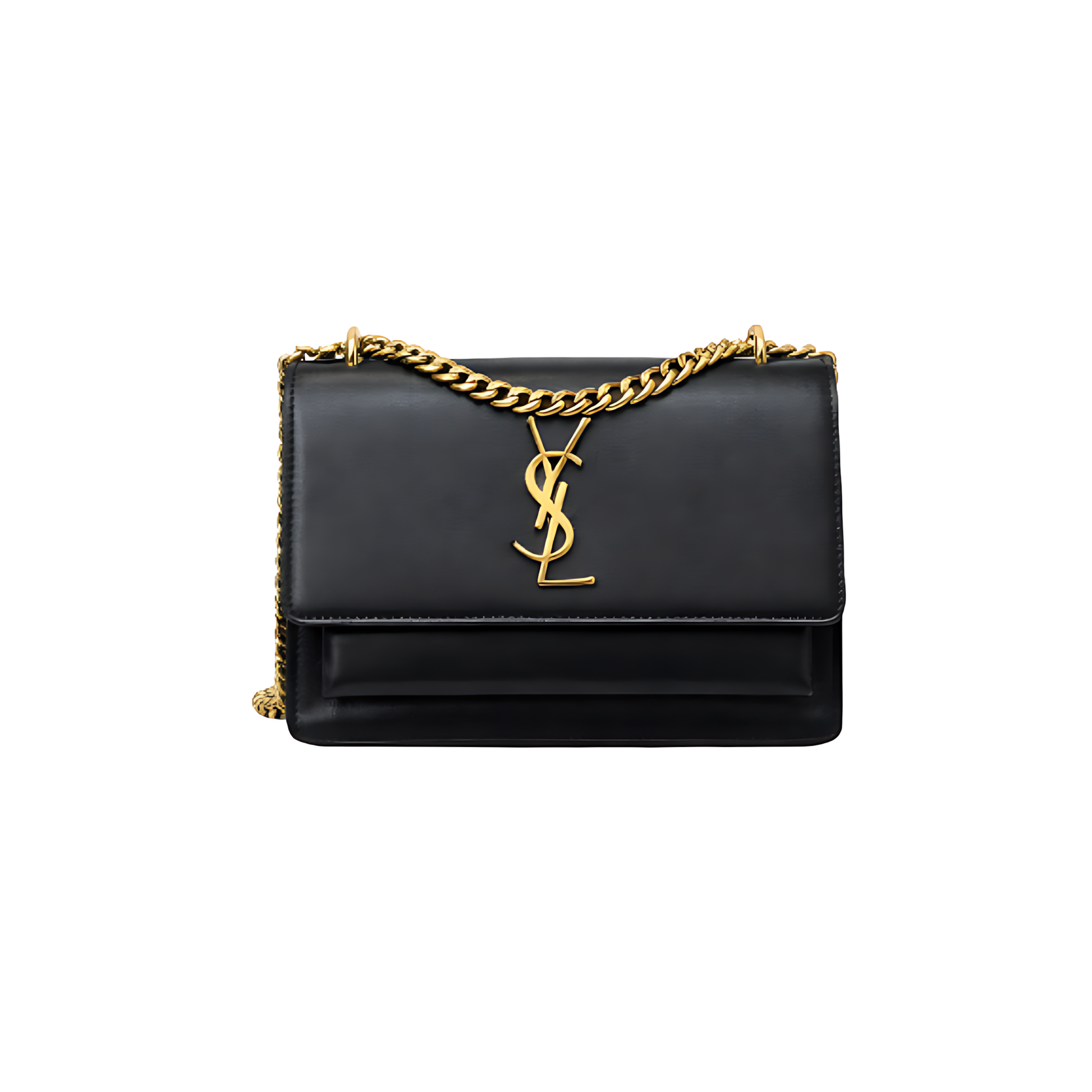 Polished Sunset Medium Black Gold Bag