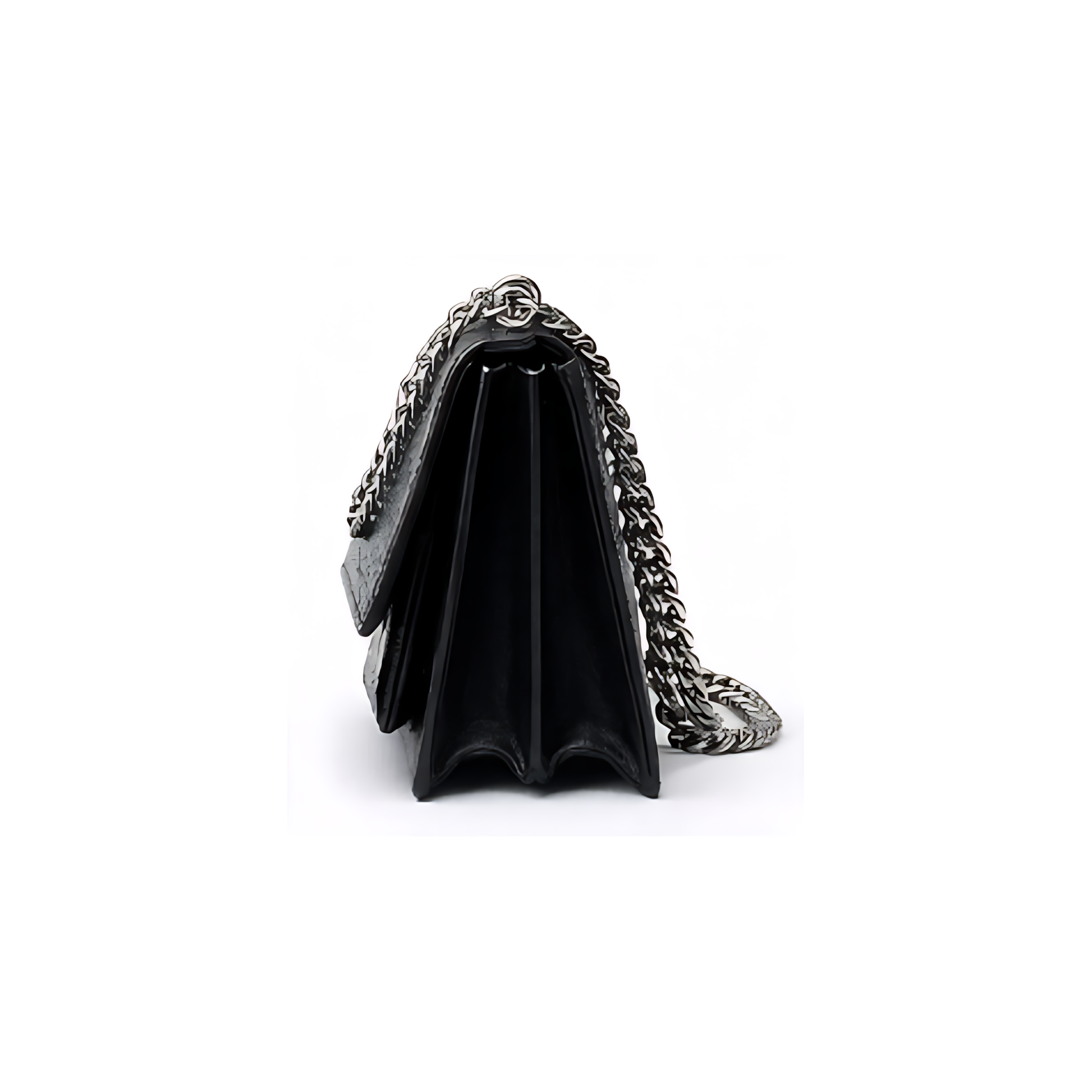 Statement Sunset Medium Black Croc Embossed Bag - view 2