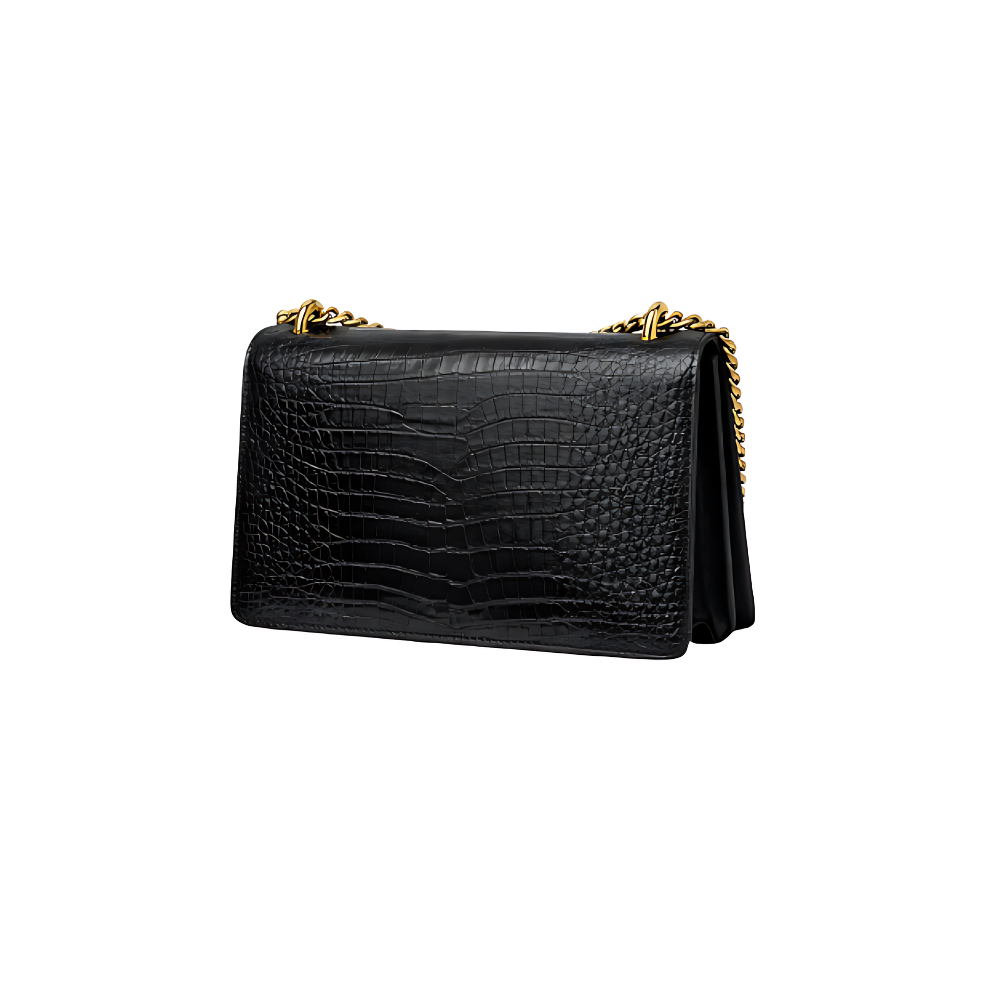 Sophisticated Sunset Medium Croc Embossed Leather Bag - view 3